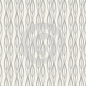 Vector seamless pattern with linear geometric texture.Modern stylish texture